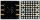 DIGI-DOT Panel 8x8 HD mit 64 x Digital-LEDs