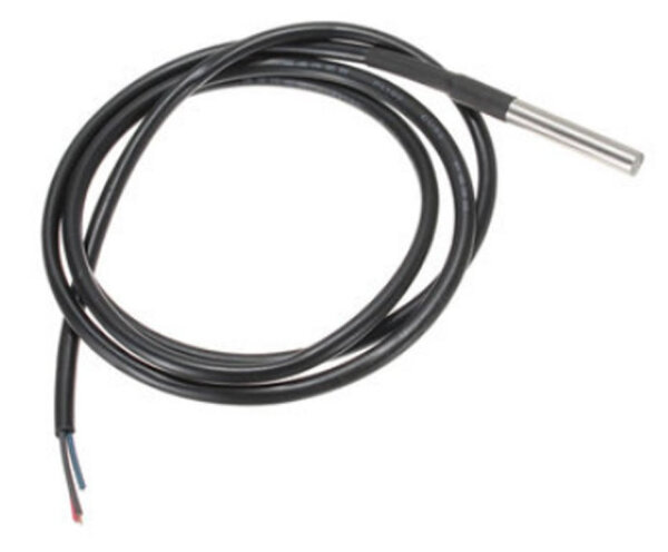 Edelstahl Temperatur Sensor Fühler DS18B20, wasserdicht