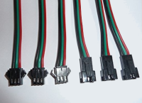 3 x Stripe Verbinder, 3-pol. Stecker und Buchse mit 10 cm...