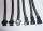 3 x Stripe Verbinder, 3-pol. Stecker und Buchse mit 10 cm Kabel