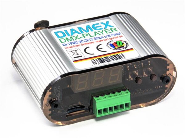 LED-Player-DMX, TPM2-Dateien von DMX gesteuert abspielen