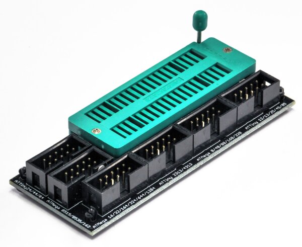 Schwenkhebel-Modul für viele AVR-Controller im DIL-Gehäuse