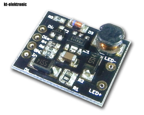 Konstantstromquelle für LEDs, 6-30V IN, 0-30V OUT, 100-500mA