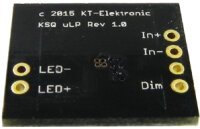 Konstantstromquelle für LEDs, 6-30V IN, 0-30V OUT, 100-500mA