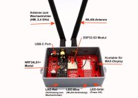 0% Mwst.: DX-DTU-MAX-Kompakt, mit großem OLED-Display (2.42", 6.15 cm)