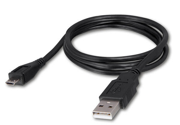 Mit Micro-USB-Kabel